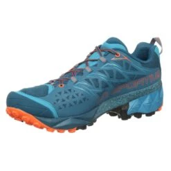 La Sportiva Akyra Mens Trail Running Shoes Ocean/Flame 7 La Sportiva Akyra Mens Trail Running Shoes Ocean/Flame -Run Gear Shop akyra mens trail running shoes ocean flame p5885 23124 image