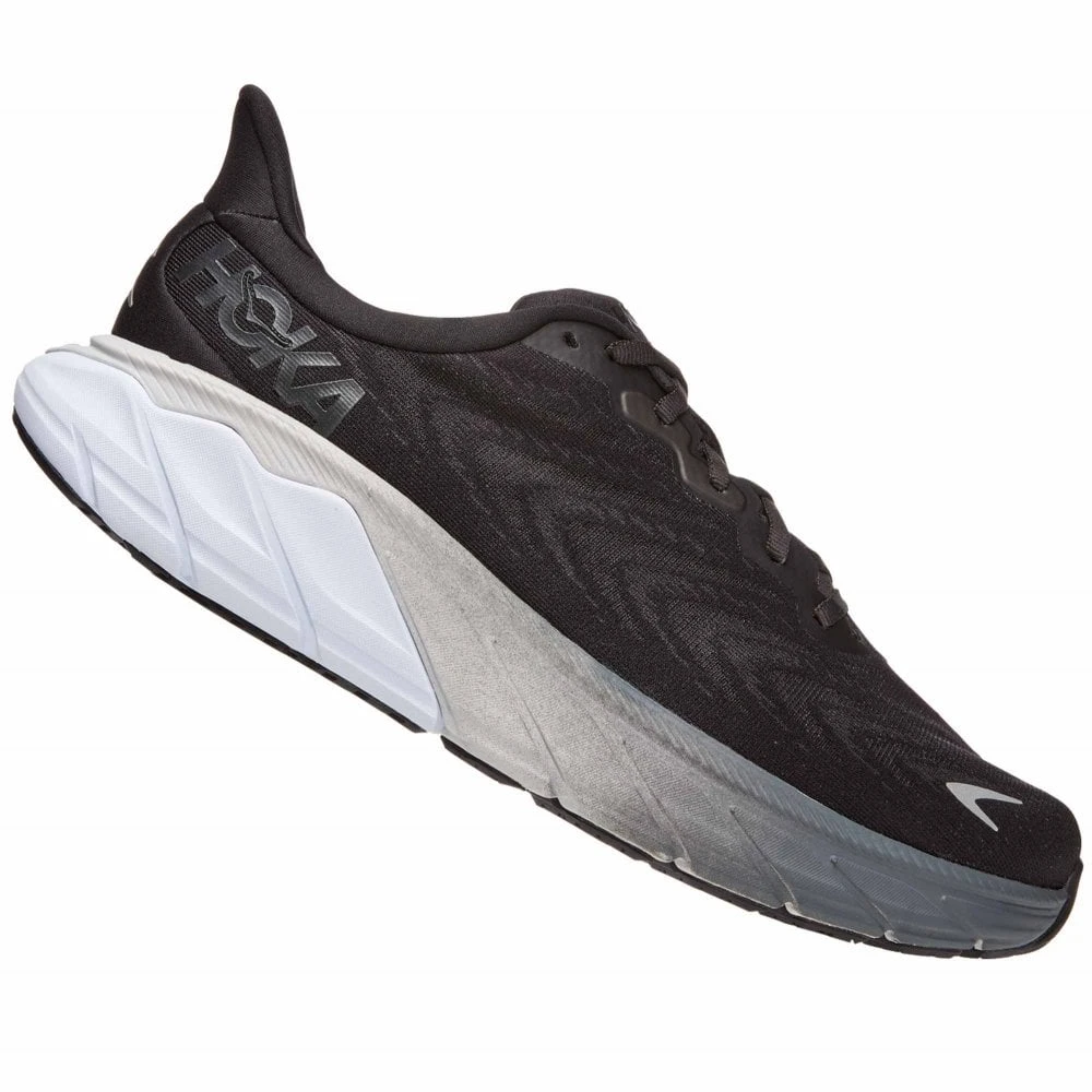 Hoka Arahi 6 Wide 2E Mens Running Shoes Black/White 1 Hoka Arahi 6 Wide 2E Mens Running Shoes Black/White
