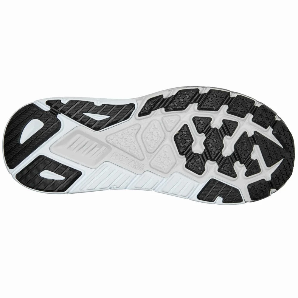 Hoka Arahi 6 Wide 2E Mens Running Shoes Black/White 3 Hoka Arahi 6 Wide 2E Mens Running Shoes Black/White - Image 3
