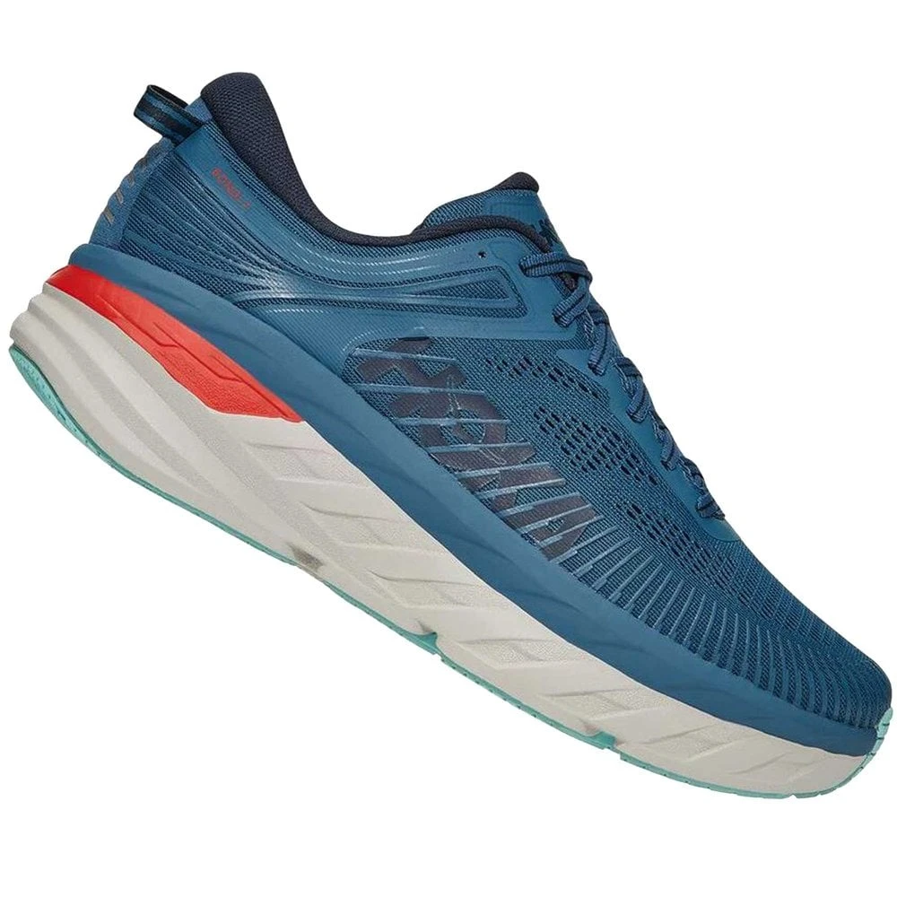 Hoka Bondi 7 Mens Running Shoes Real Teal/Outer Space 1 Hoka Bondi 7 Mens Running Shoes Real Teal/Outer Space