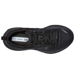 Hoka Bondi 8 Extra Wide 4E Mens Running Shoes Black/Black -Run Gear Shop bondi 8 extra wide 4e mens running shoes black black p7675 30305 image