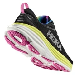 Hoka Bondi 8 Womens Running Shoes Black/Citrus Glow 5 Hoka Bondi 8 Womens Running Shoes Black/Citrus Glow -Run Gear Shop bondi 8 womens running shoes black citrus glow p8432 33605 image