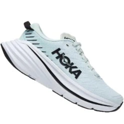 Hoka Bondi X Womens Road Running Shoes Blue Glass/Billowing Sail