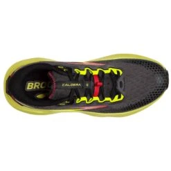 BROOKS Caldera 6 Mens Trail Running Shoes Black/Fiery Red/Blazing Yellow -Run Gear Shop caldera 6 mens trail running shoes black fiery red blazing yellow p7545 29795 image