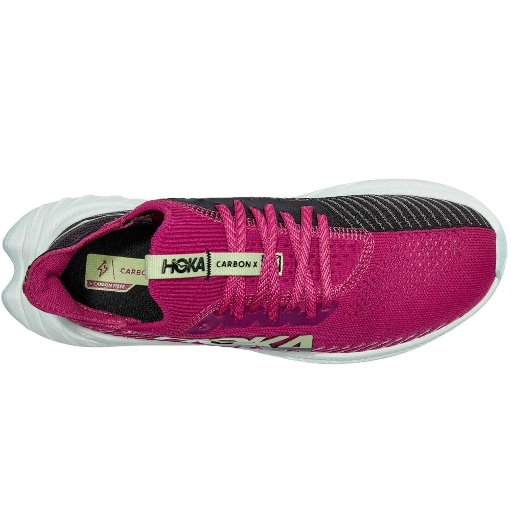 Hoka Carbon X 3 Womens Road Running Shoes Festival Fuscia/Black 2 Hoka Carbon X 3 Womens Road Running Shoes Festival Fuscia/Black - Image 2