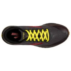 BROOKS Catamount Mens Trail Running Shoes Black/Fiery Red/Blazing Yellow -Run Gear Shop catamount mens trail running shoes black fiery red blazing yellow p7625 30119 image
