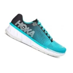 Hoka Cavu Womens Lightweight & Responsive Road Running Shoes Black/Bluebird