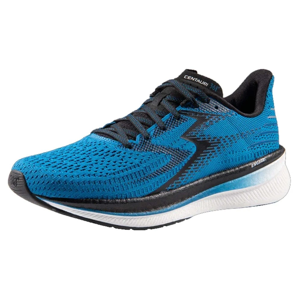 Centauri Mens Running Shoes Mykonos Blue/Black 2 Centauri Mens Running Shoes Mykonos Blue/Black - Image 2