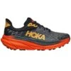 Hoka Challenger 7 Mens Trail Running Shoes Castlerock/Flame