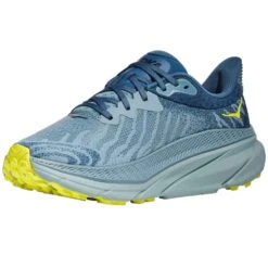 Hoka Challenger 7 Wide 2E Mens Trail Running Shoes Stone Blue/Evening Primrose -Run Gear Shop challenger 7 wide 2e mens trail running shoes stone blue evening primrose p8182 32384 image