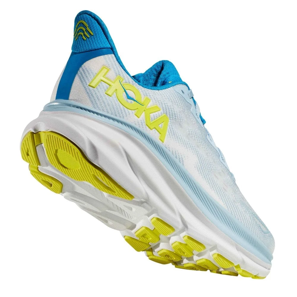 Hoka Clifton 9 Wide 2E Mens Running Shoes Ice Water/Evening Primrose 2 Hoka Clifton 9 Wide 2E Mens Running Shoes Ice Water/Evening Primrose - Image 2