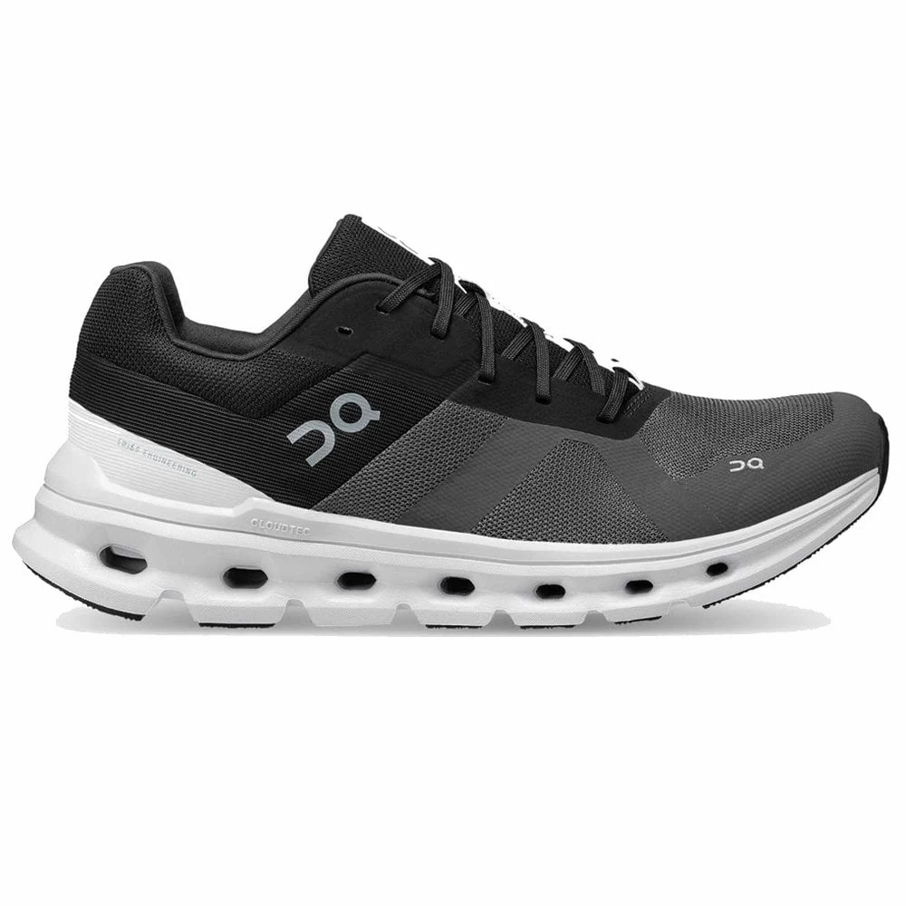 On CloudRunner Wide Mens Running Shoes Eclipse/Frost 1 On CloudRunner Wide Mens Running Shoes Eclipse/Frost