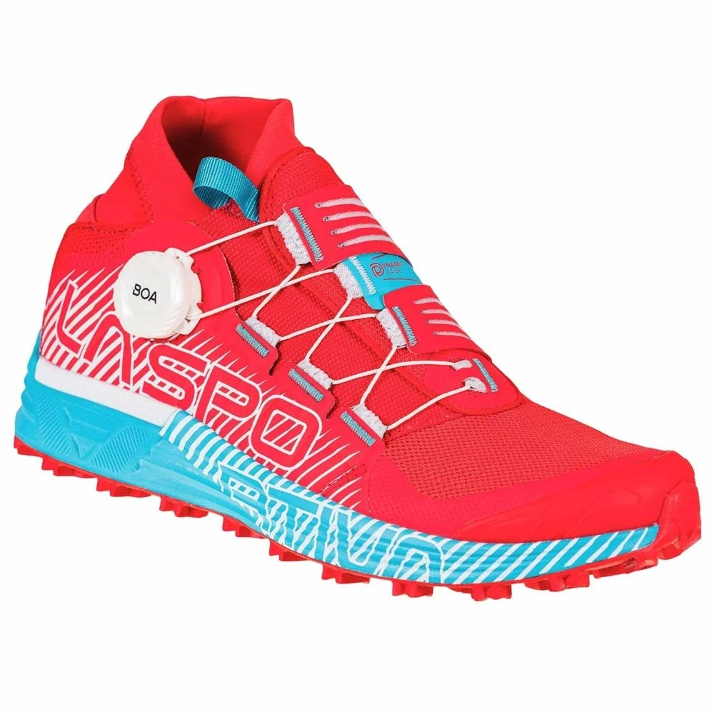 La Sportiva Cyklon Womens Trail Running Shoes Hibiscus/Malibu Blue 1 La Sportiva Cyklon Womens Trail Running Shoes Hibiscus/Malibu Blue