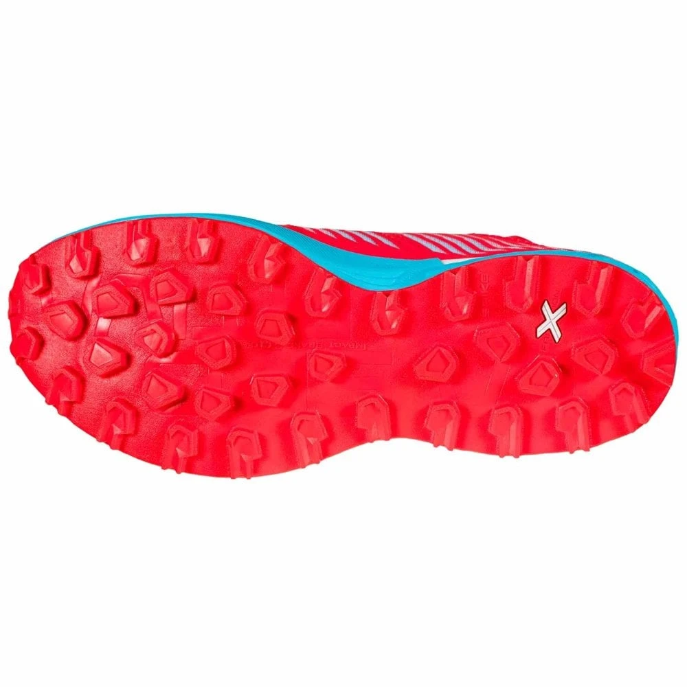 La Sportiva Cyklon Womens Trail Running Shoes Hibiscus/Malibu Blue 2 La Sportiva Cyklon Womens Trail Running Shoes Hibiscus/Malibu Blue - Image 2