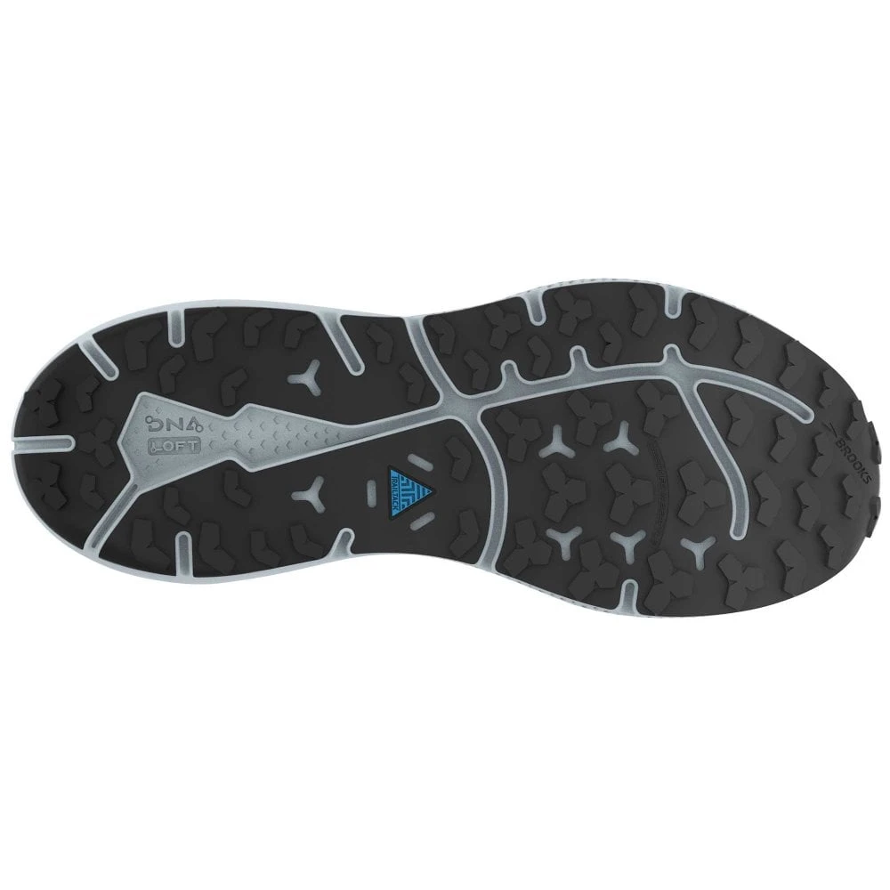 BROOKS Divide 4 Mens Trail Running Shoes Blue/Navy/Firecracker 3 BROOKS Divide 4 Mens Trail Running Shoes Blue/Navy/Firecracker - Image 3