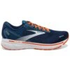 BROOKS Ghost 14 Mens Running Shoes Titan/Teal/Flame