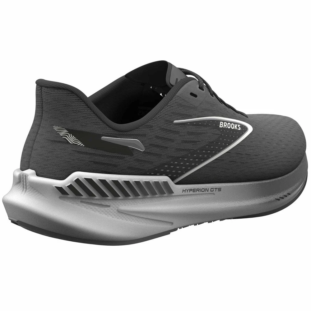 BROOKS Hyperion GTS Womens Running Shoes Gunmetal/Black/White 2 BROOKS Hyperion GTS Womens Running Shoes Gunmetal/Black/White - Image 2