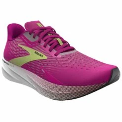 BROOKS Hyperion Max Womens Running Shoes Pink Glo/Green/Black