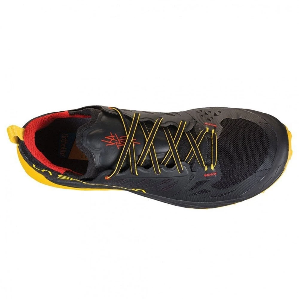 La Sportiva Kaptiva Mens Trail Running Shoes Black/Yellow 3 La Sportiva Kaptiva Mens Trail Running Shoes Black/Yellow - Image 3