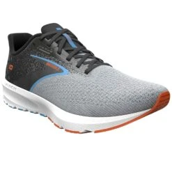 BROOKS Launch 10 Mens Running Shoes Black/Grey/Orange Clown Fish