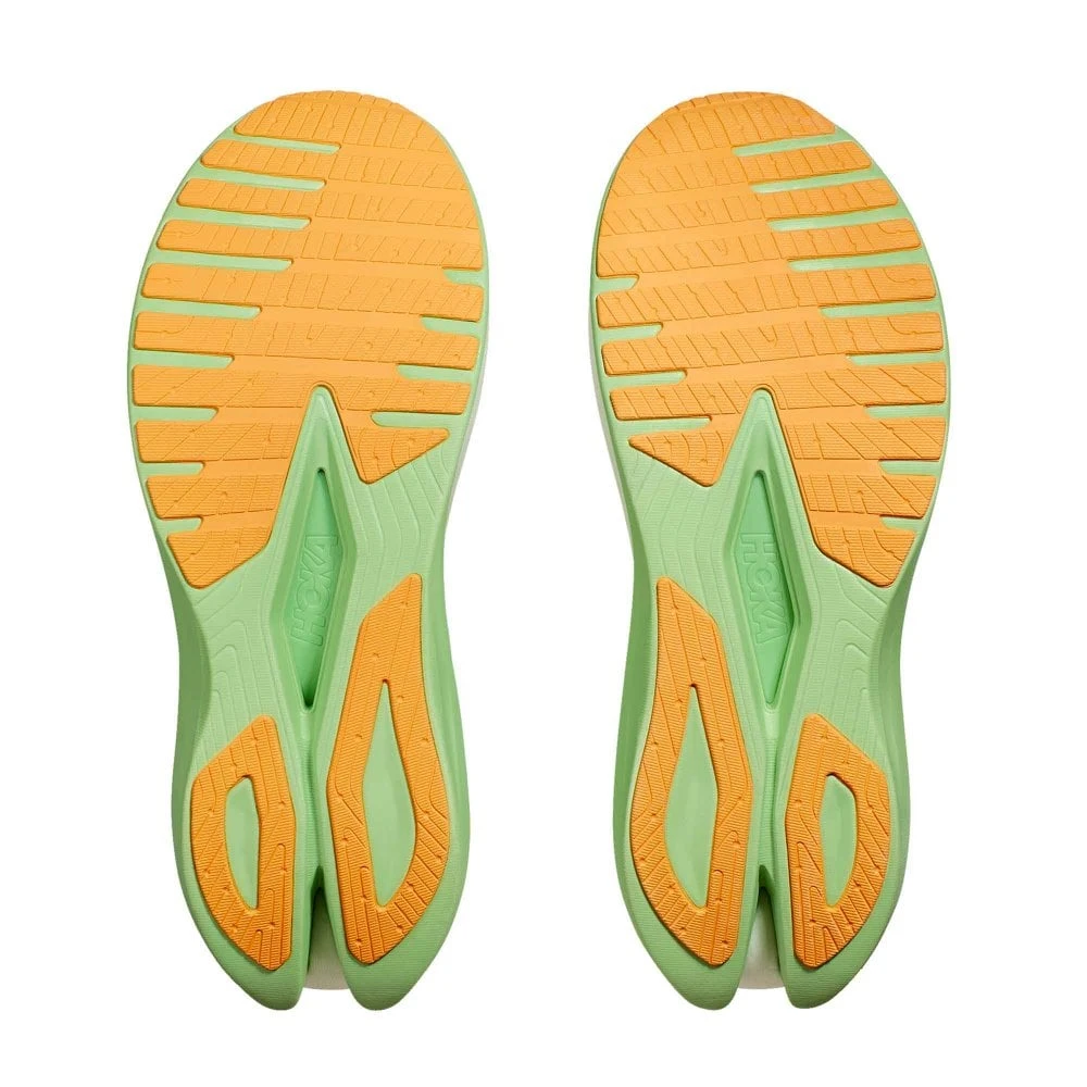 Hoka Mach X Mens Running Shoes Ocean Mist/Lime Glow 4 Hoka Mach X Mens Running Shoes Ocean Mist/Lime Glow - Image 4