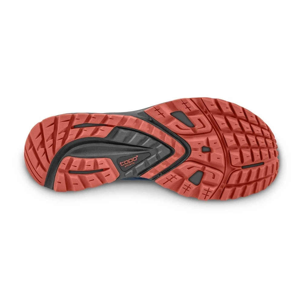 Topo Athletic MT-3 Womens Trail Running Shoes Blue/Coral 2 Topo Athletic MT-3 Womens Trail Running Shoes Blue/Coral - Image 2