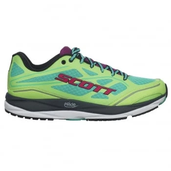 Scott Palani Support Womens Road Running Shoes With SUPPORT Green/Purple 3 Scott Palani Support Womens Road Running Shoes With SUPPORT Green/Purple - Image 3