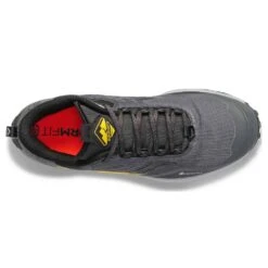 Saucony Peregrine 12 GTX Mens Waterproof Trail Running Shoes Shadow/Vizi -Run Gear Shop peregrine 12 gtx mens waterproof trail running shoes shadow vizi p7401 29088 image