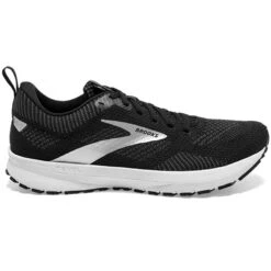BROOKS Revel 5 Womens Road Running Shoes Black/Metallic White