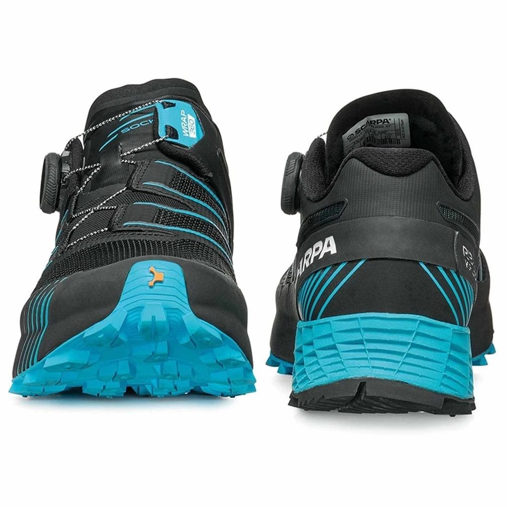 Scarpa Ribelle Run Kalibra ST Mens Trail Running Shoes Black/Azure 2 Scarpa Ribelle Run Kalibra ST Mens Trail Running Shoes Black/Azure - Image 2